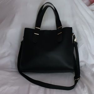 A simple black purse